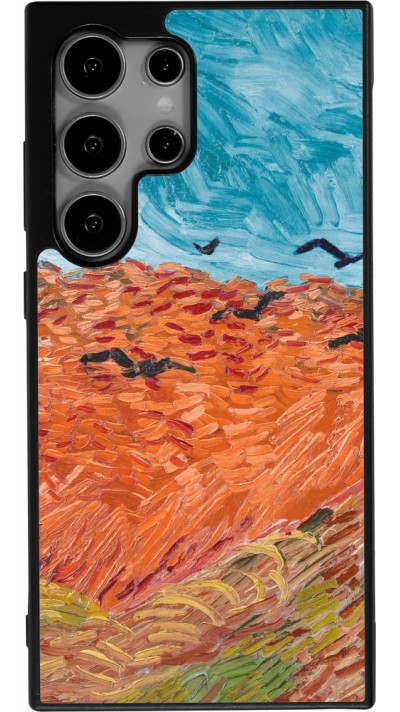 Samsung Galaxy S24 Ultra Case Hülle - Silikon schwarz Autumn 22 Van Gogh style