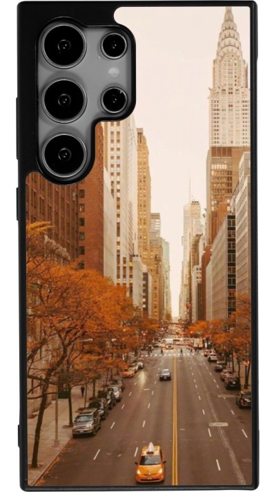 Samsung Galaxy S24 Ultra Case Hülle - Silikon schwarz Autumn 2024 New York city