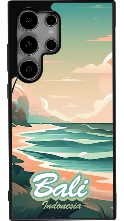 Samsung Galaxy S24 Ultra Case Hülle - Silikon schwarz Bali Landscape