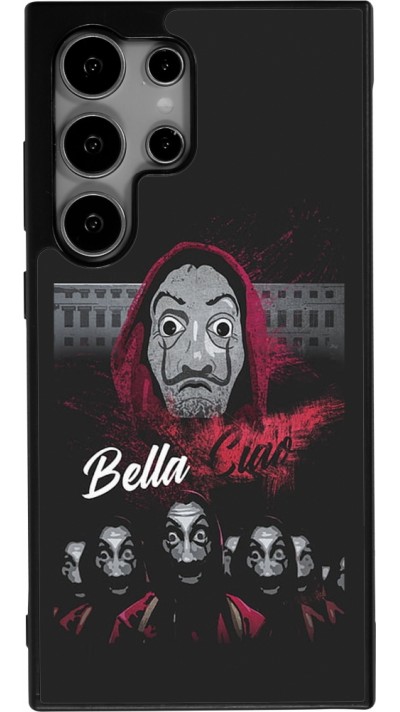 Samsung Galaxy S24 Ultra Case Hülle - Silikon schwarz Bella Ciao