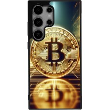 Samsung Galaxy S24 Ultra Case Hülle - Silikon schwarz Bitcoin Stehen