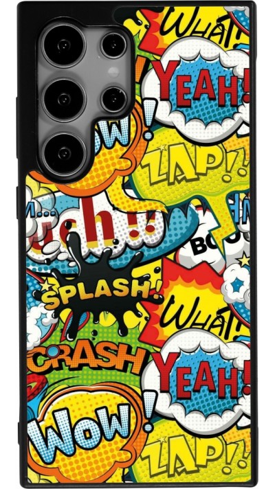 Samsung Galaxy S24 Ultra Case Hülle - Silikon schwarz Cartoons slogans