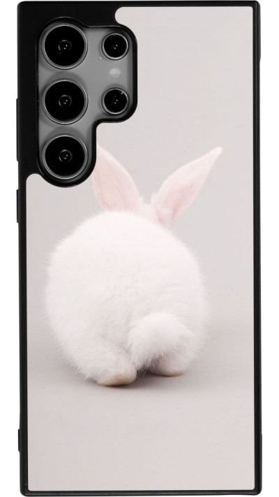 Samsung Galaxy S24 Ultra Case Hülle - Silikon schwarz Easter 2024 bunny butt