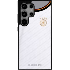 Samsung Galaxy S24 Ultra Case Hülle - Silikon schwarz Deutschland 2022 personalisierbares Fußballtrikot