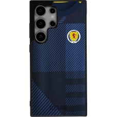 Samsung Galaxy S24 Ultra Case Hülle - Silikon schwarz Schottland personalisierbares Fussballtrikot