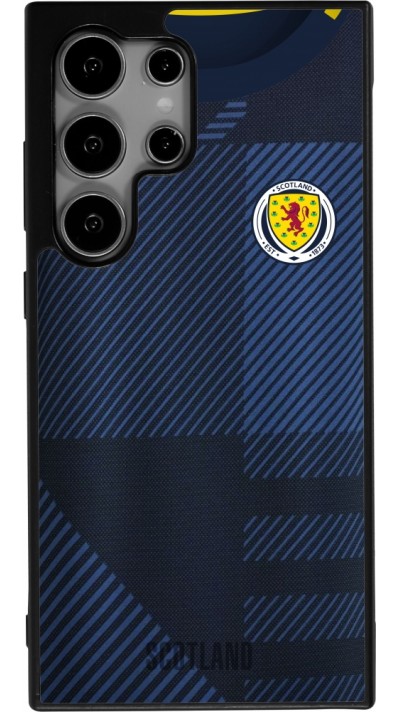 Coque Samsung Galaxy S24 Ultra - Silicone rigide noir Maillot de football Ecosse personnalisable