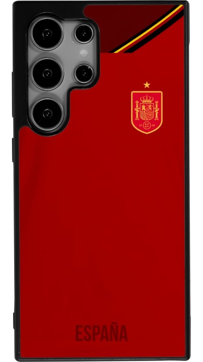 Samsung Galaxy S24 Ultra Case Hülle - Silikon schwarz Spanien 2022 personalisierbares Fußballtrikot