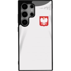 Samsung Galaxy S24 Ultra Case Hülle - Silikon schwarz Polen 2022 personalisierbares Fussballtrikot