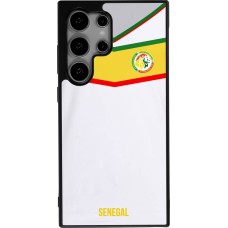 Samsung Galaxy S24 Ultra Case Hülle - Silikon schwarz Senegal 2022 personalisierbares Fußballtrikot