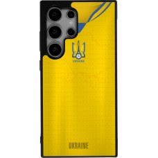 Samsung Galaxy S24 Ultra Case Hülle - Silikon schwarz Fussballtrikot Ukraine