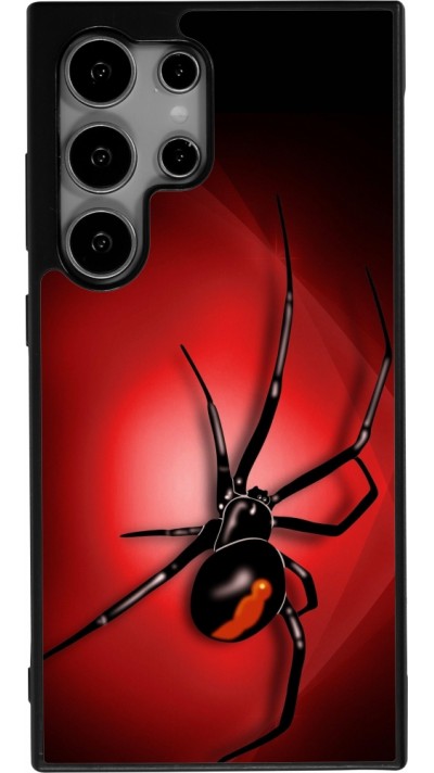 Samsung Galaxy S24 Ultra Case Hülle - Silikon schwarz Halloween 2023 spider black widow