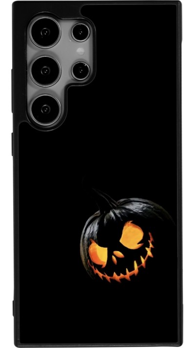 Samsung Galaxy S24 Ultra Case Hülle - Silikon schwarz Halloween 2023 discreet pumpkin