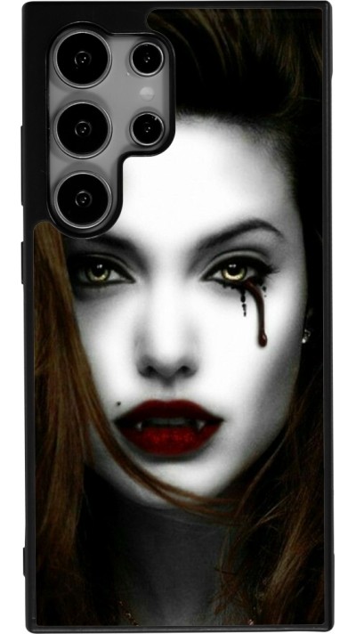 Samsung Galaxy S24 Ultra Case Hülle - Silikon schwarz Halloween 2023 gothic vampire