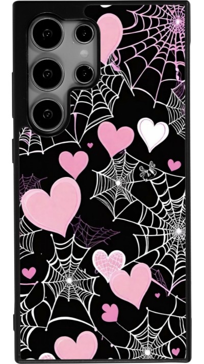 Samsung Galaxy S24 Ultra Case Hülle - Silikon schwarz Halloween 2024 girly