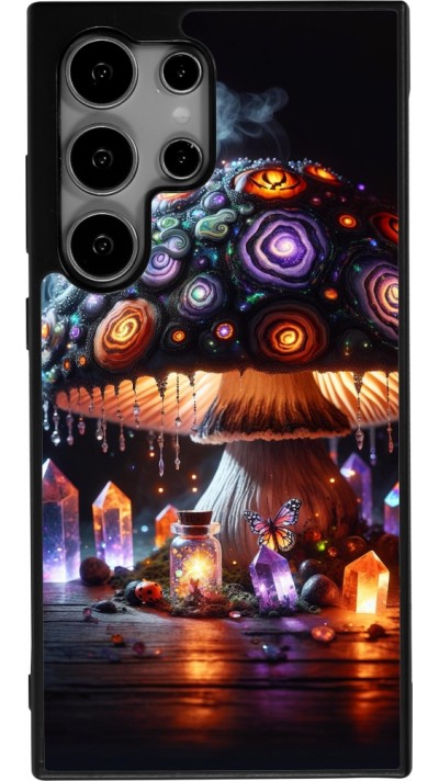 Samsung Galaxy S24 Ultra Case Hülle - Silikon schwarz Halloween Zaubertrank Magie