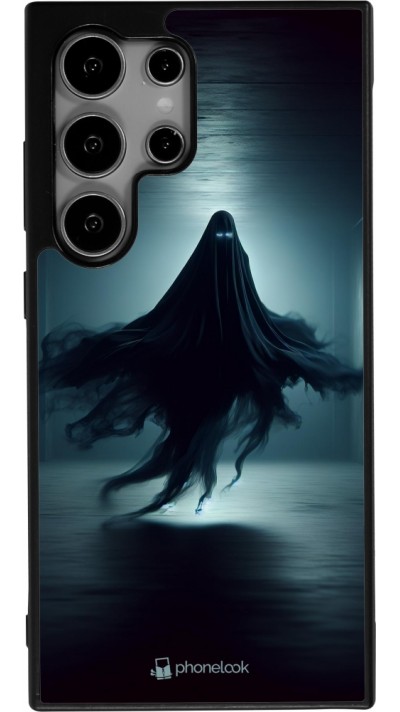 Samsung Galaxy S24 Ultra Case Hülle - Silikon schwarz Halloween 2024 Spektraler Schatten