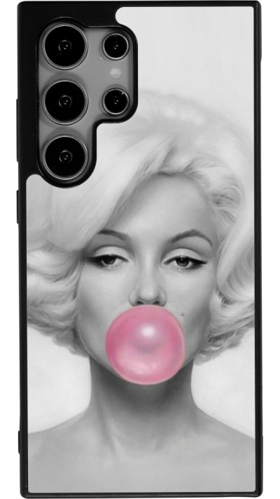 Coque Samsung Galaxy S24 Ultra - Silicone rigide noir Marilyn Bubble