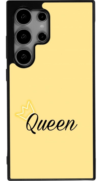 Coque Samsung Galaxy S24 Ultra - Silicone rigide noir Mom 2024 Queen