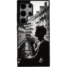 Samsung Galaxy S24 Ultra Case Hülle - Silikon schwarz Parisian Smoker