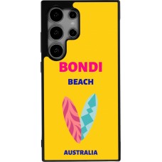 Samsung Galaxy S24 Ultra Case Hülle - Silikon schwarz Pop Summer Destination Bondi