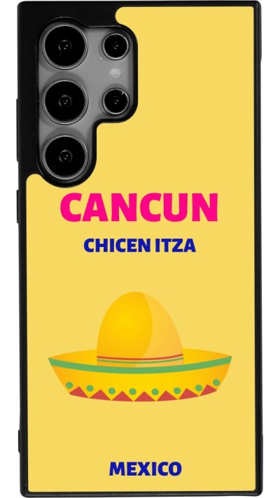 Coque Samsung Galaxy S24 Ultra - Silicone rigide noir Pop Summer Destination Cancun