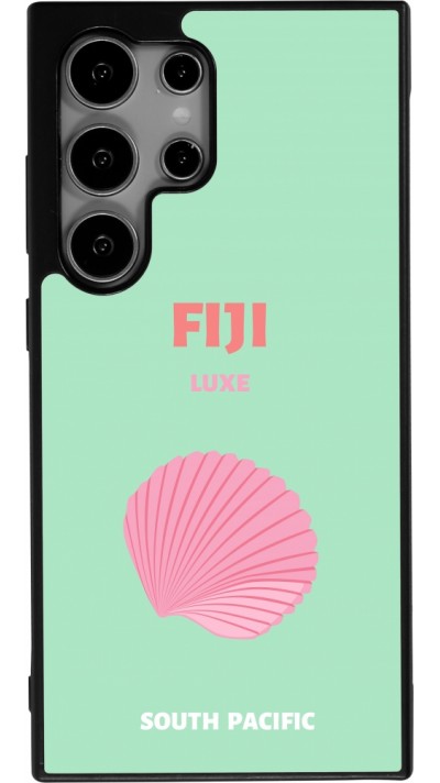 Samsung Galaxy S24 Ultra Case Hülle - Silikon schwarz Pop Summer Destination Fiji