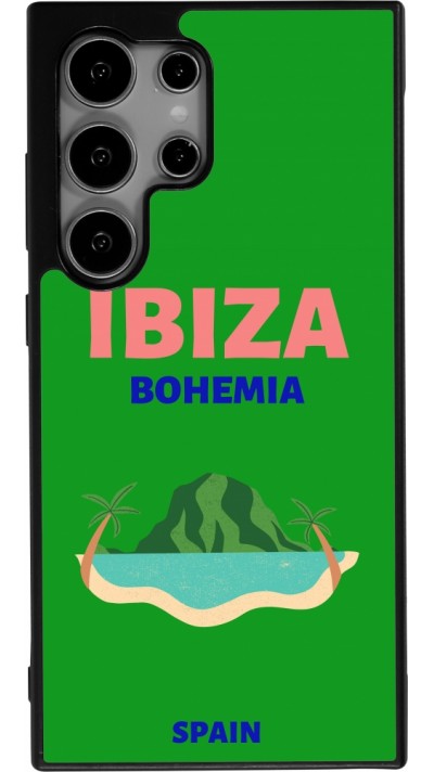 Samsung Galaxy S24 Ultra Case Hülle - Silikon schwarz Pop Summer Destination Ibiza