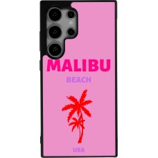 Samsung Galaxy S24 Ultra Case Hülle - Silikon schwarz Pop Summer Destination Malibu