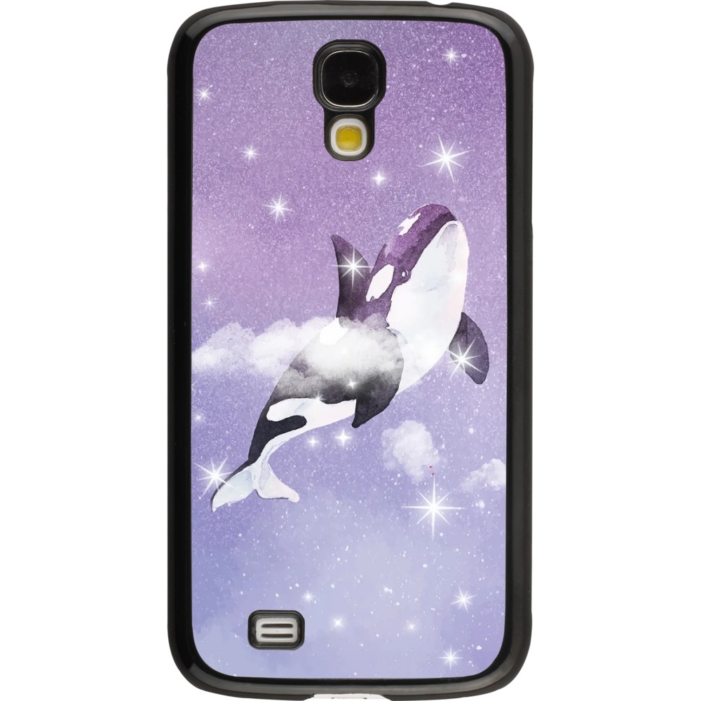 Coque Samsung Galaxy S4 - Whale in sparking stars