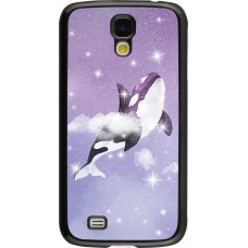 Coque Samsung Galaxy S4 - Whale in sparking stars