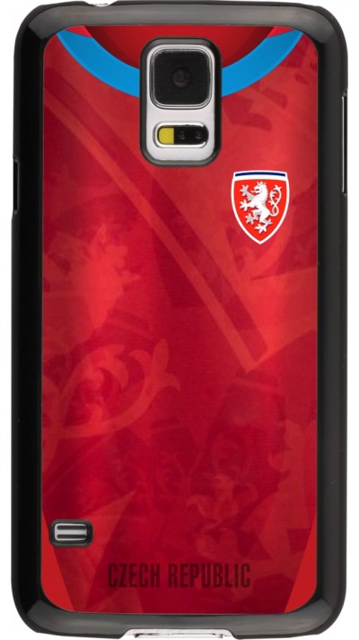 Coque Samsung Galaxy S5 - Maillot de football République Tchèque personnalisable