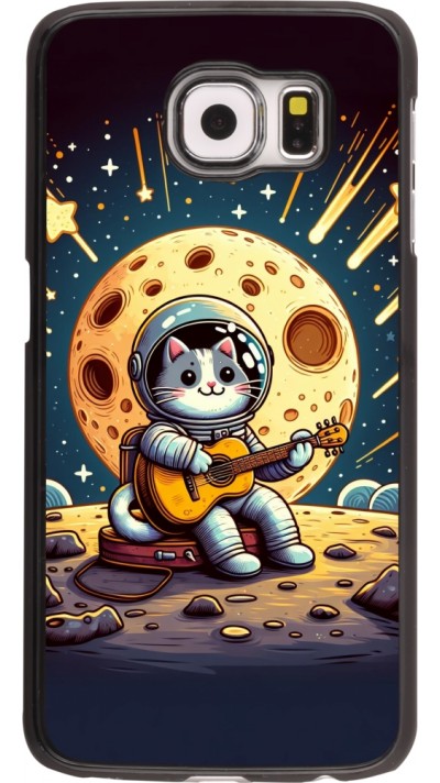 Samsung Galaxy S6 Case Hülle - AstroKatze RockMond