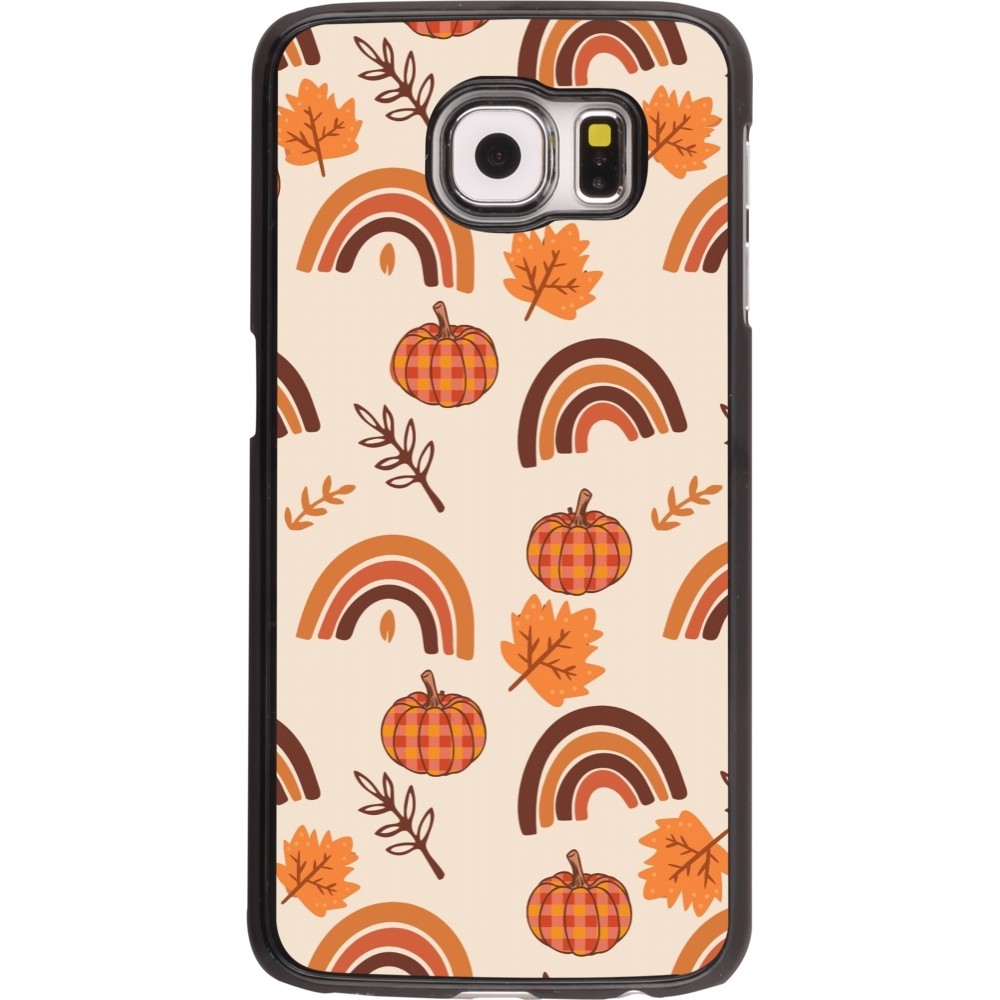 Samsung Galaxy S6 Case Hülle - Autumn 2024 rainbow