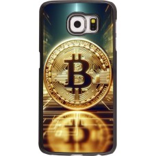 Samsung Galaxy S6 Case Hülle - Bitcoin Stehen