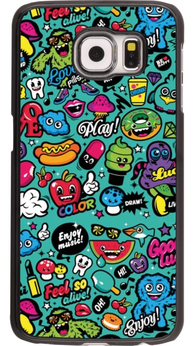 Samsung Galaxy S6 Case Hülle - Cartoons old school