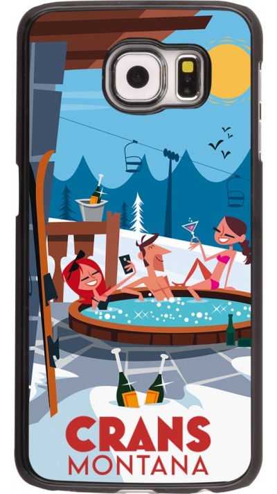 Samsung Galaxy S6 Case Hülle - Crans-Montana Mountain Jacuzzi