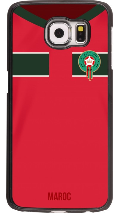 Samsung Galaxy S6 Case Hülle - Marokko 2022 personalisierbares Fussballtrikot