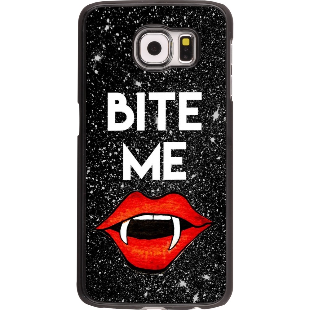 Samsung Galaxy S6 Case Hülle - Halloween 2024 bite me