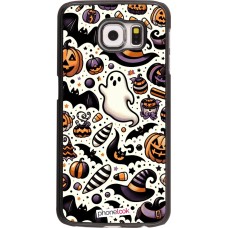 Samsung Galaxy S6 Case Hülle - Halloween 2024 Niedliches Muster