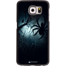 Samsung Galaxy S6 Case Hülle - Halloween 2024 Dunkle Spinne