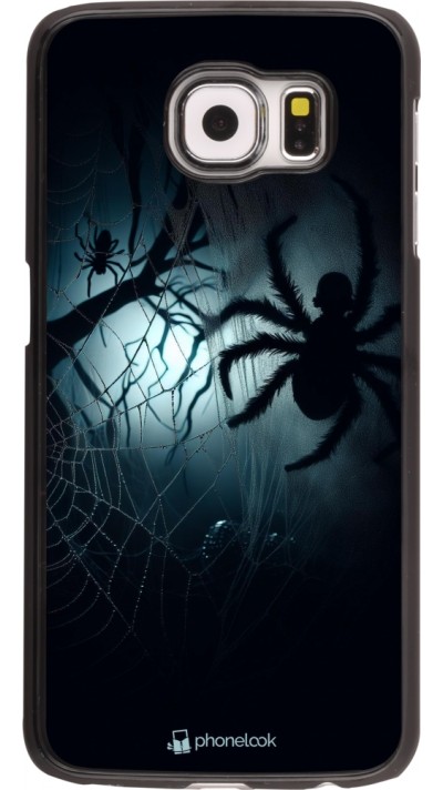 Samsung Galaxy S6 Case Hülle - Halloween 2024 Dunkle Spinne