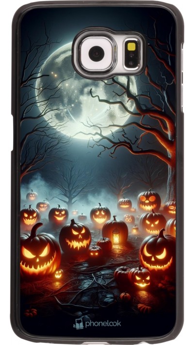 Samsung Galaxy S6 Case Hülle - Halloween 2024 Viele Kuerbisse