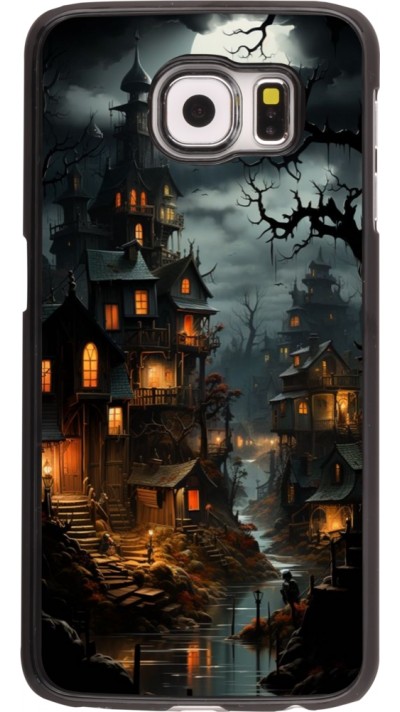 Samsung Galaxy S6 Case Hülle - Halloween 2024 scary town