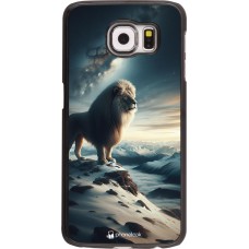 Samsung Galaxy S6 Case Hülle - Der weisse Loewe