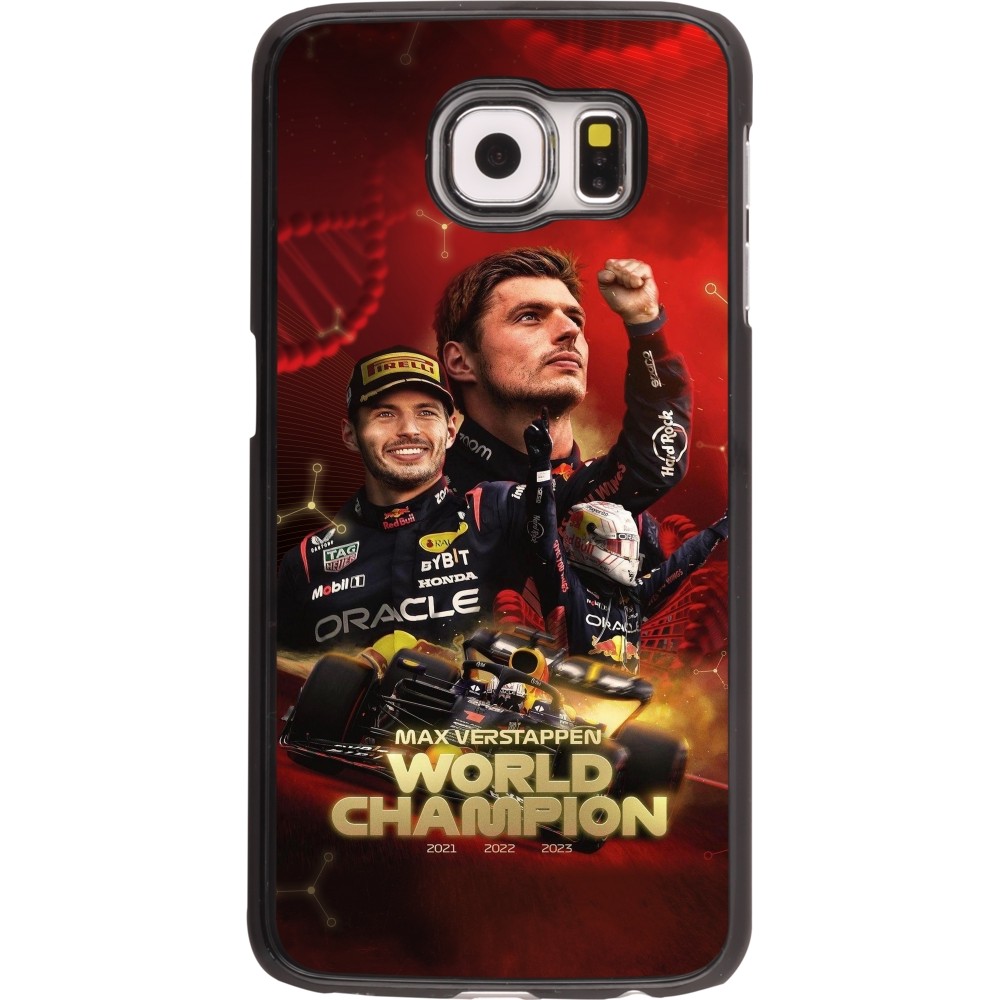 Samsung Galaxy S6 Case Hülle - Max Verstappen Champion 2023