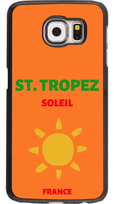 Samsung Galaxy S6 Case Hülle - Pop Summer Destination St-Tropez