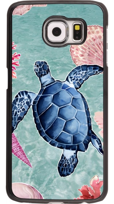 Samsung Galaxy S6 Case Hülle - Preppy Turtle