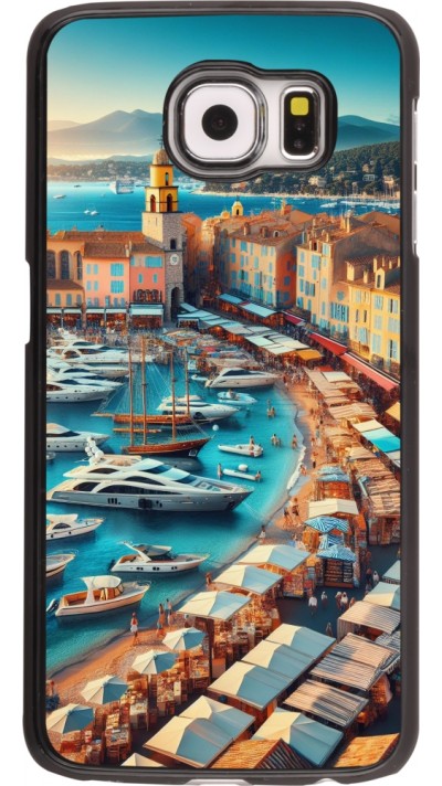 Samsung Galaxy S6 Case Hülle - Saint-Tropez Strand