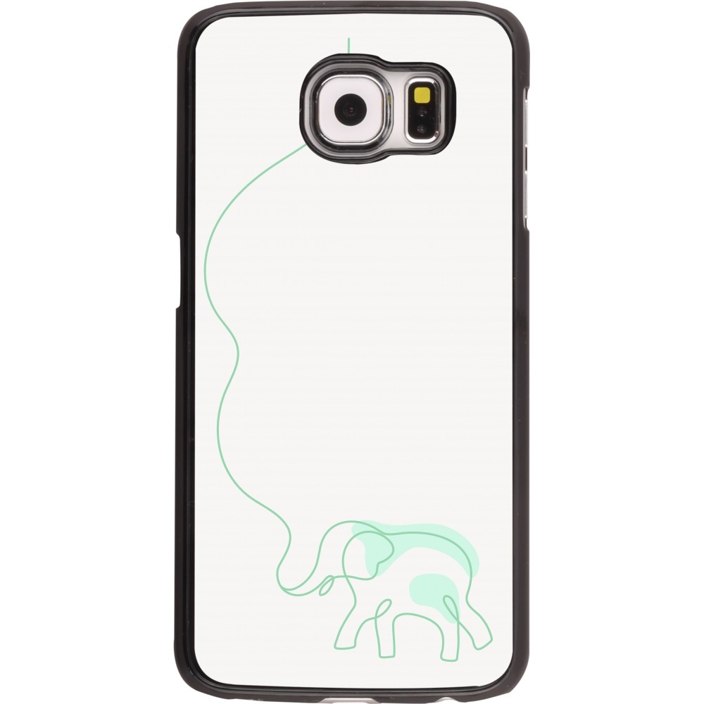 Samsung Galaxy S6 Case Hülle - Spring 23 baby elephant