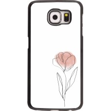 Samsung Galaxy S6 Case Hülle - Spring 23 minimalist flower